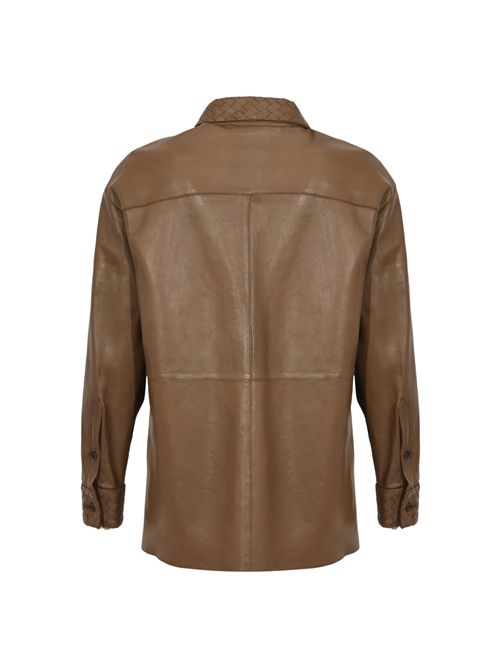 Giubbotto Essaouira Weaved in pelle Nut LEATHER AUTHORITY | ESSAOUIRA WEAVEDJ31